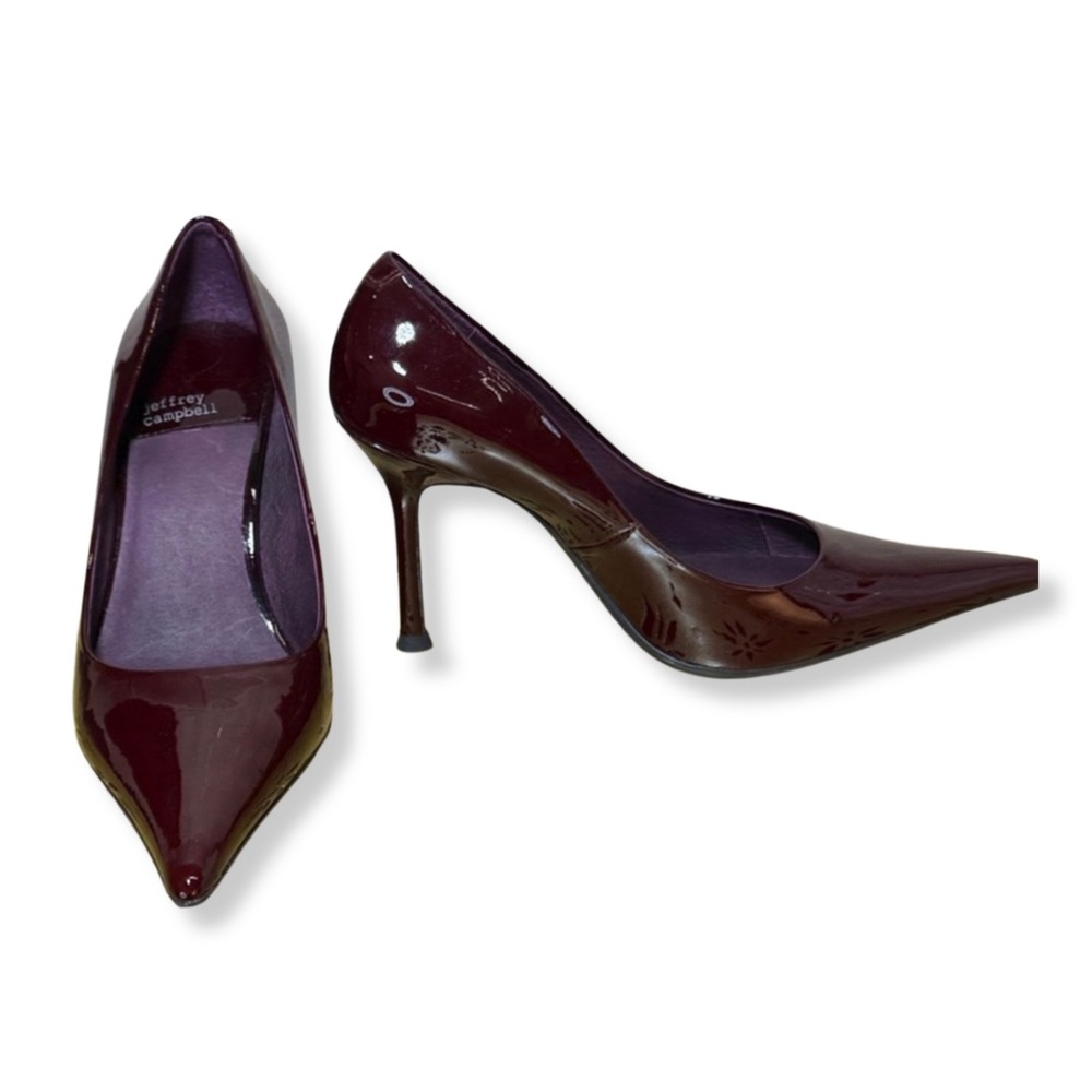 Jeffrey Campbell Burgundy Heels